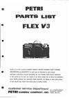 Petri Petriflex V 3 manual. Camera Instructions.